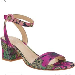 Marc Fisher Palila floral block heels